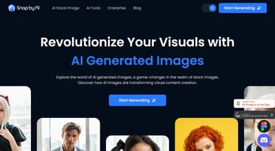 Snapby AI: Revolutionize Your Visuals with AI Generated Images preview